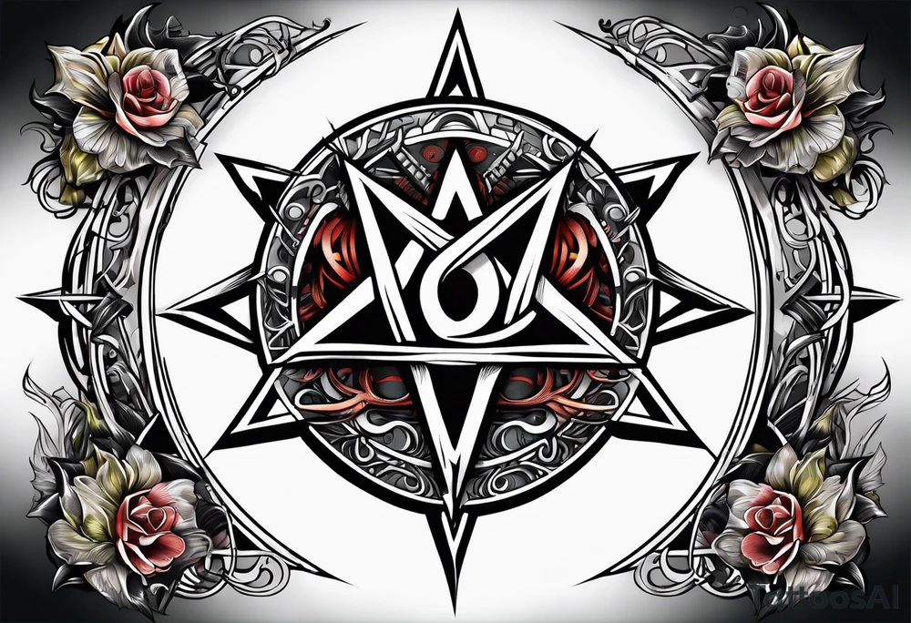 pentagram. tattoo idea