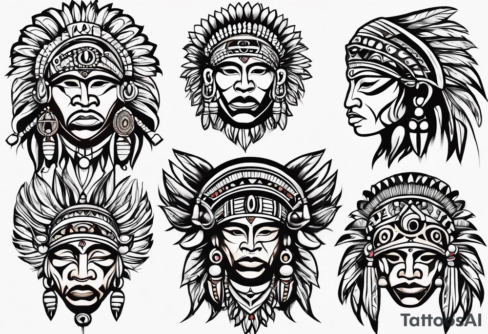 Taino indian tattoo idea