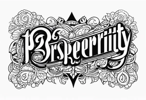 Prosperity tattoo idea