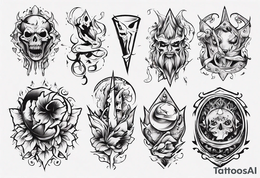 through thick and thin tattoo idea