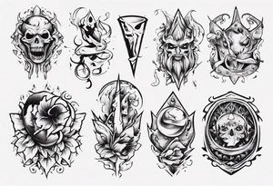 through thick and thin tattoo idea