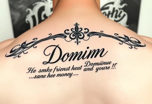 A canvas with the name Dylan and Dominique he is my best friend we smoke get money and have fun tattoo idea