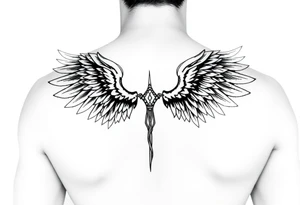 Archangel ariel tattoo stencil tattoo idea