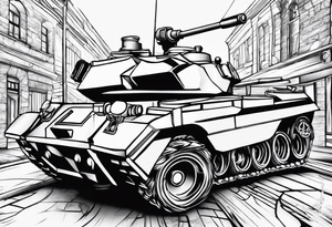 Love tank tattoo idea