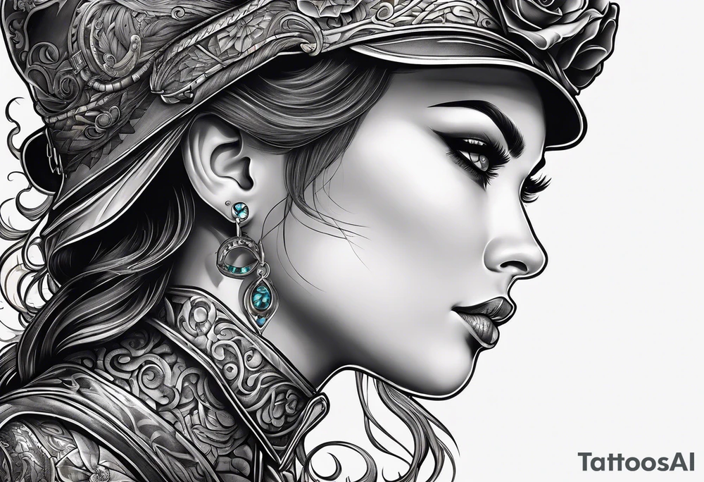 Mechanic. Realistic. Linework. tattoo idea