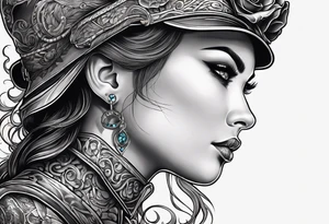 Mechanic. Realistic. Linework. tattoo idea