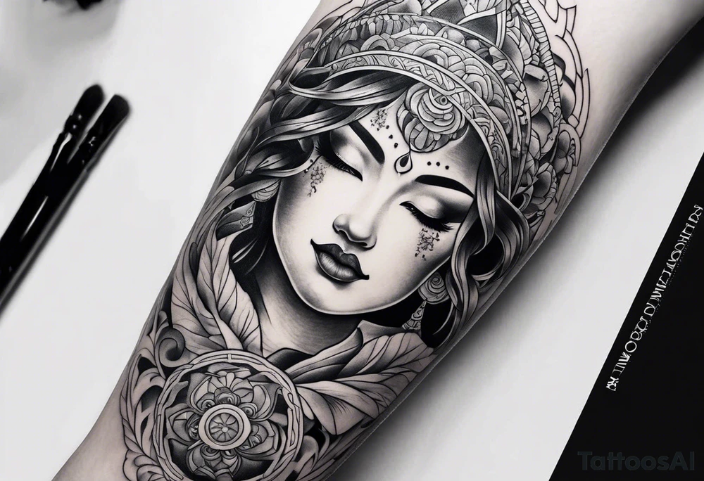 Reincarnation forearm tattoo tattoo idea