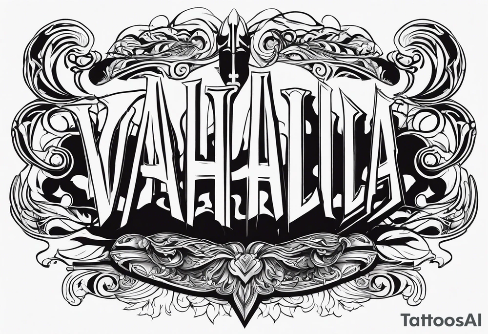 Valhalla mist tattoo idea