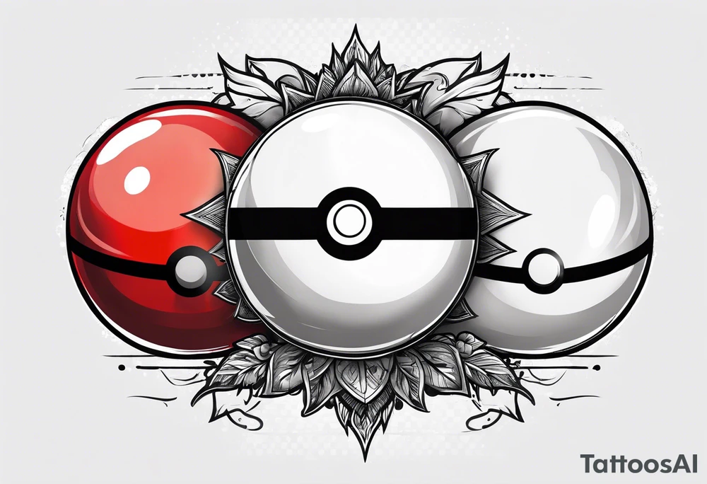 simple pokeball tattoo tattoo idea