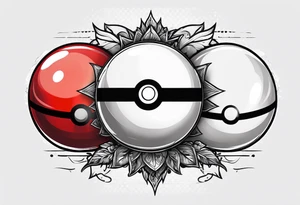 simple pokeball tattoo tattoo idea