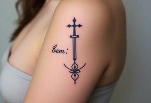 uma tatuagem que expresse a filosofia do bem e do mal tattoo idea