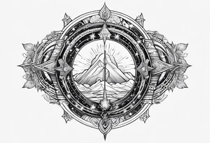 cosmic gateway tattoo idea