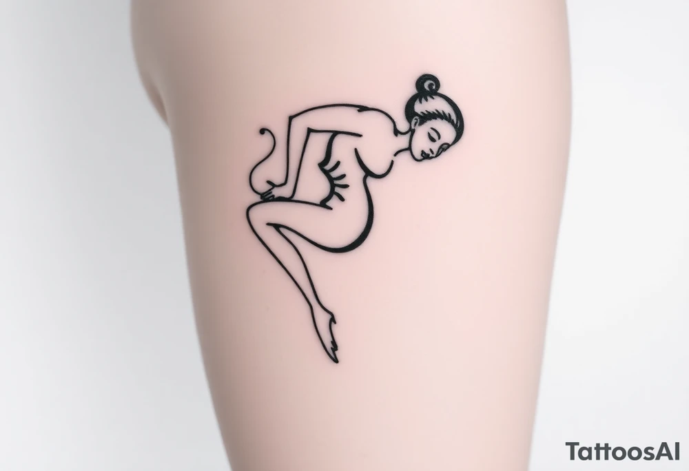 Contortionist tattoo idea