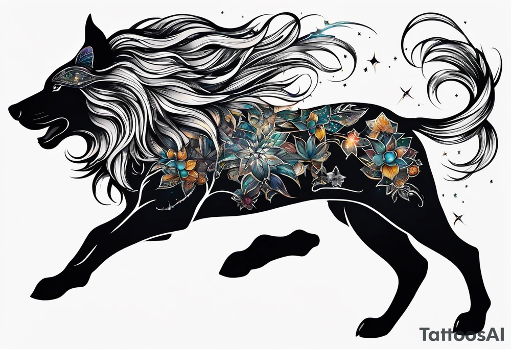 Constellation, animal tattoo idea