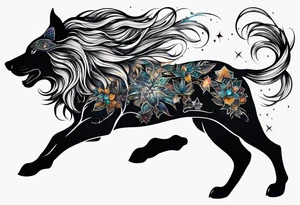Constellation, animal tattoo idea