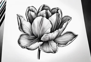 Tulip tattoo idea
