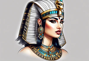 cleopatra tattoo idea