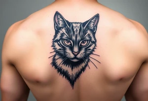 Black Cat tattoo idea