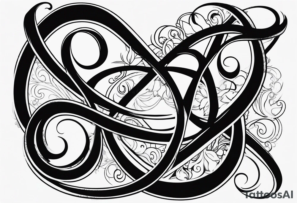 infinity symbol tattoo idea