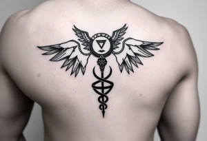 lilith symbol of female power
minimalist
abstract no faces drawn. symbols of feminine signs
on thigh tattoo idea