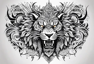 chimera tattoo idea