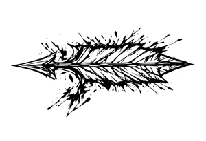 a simple arrow tattoo idea