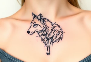 Wolf disguised as a sheep tattoo idea