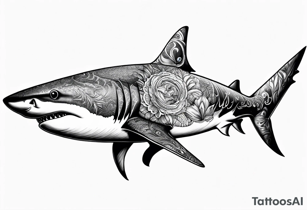 Shark tattoo idea