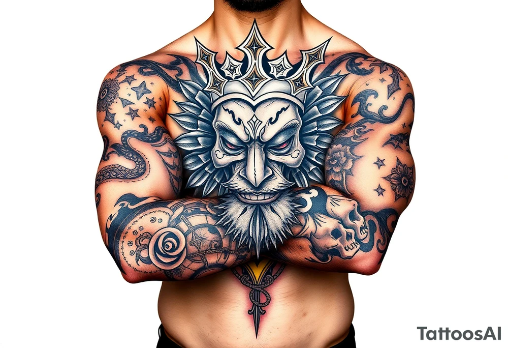 circus king tattoo idea