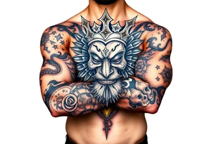 circus king tattoo idea