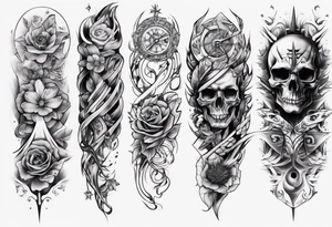 Half-sleeve arm tattoo tattoo idea