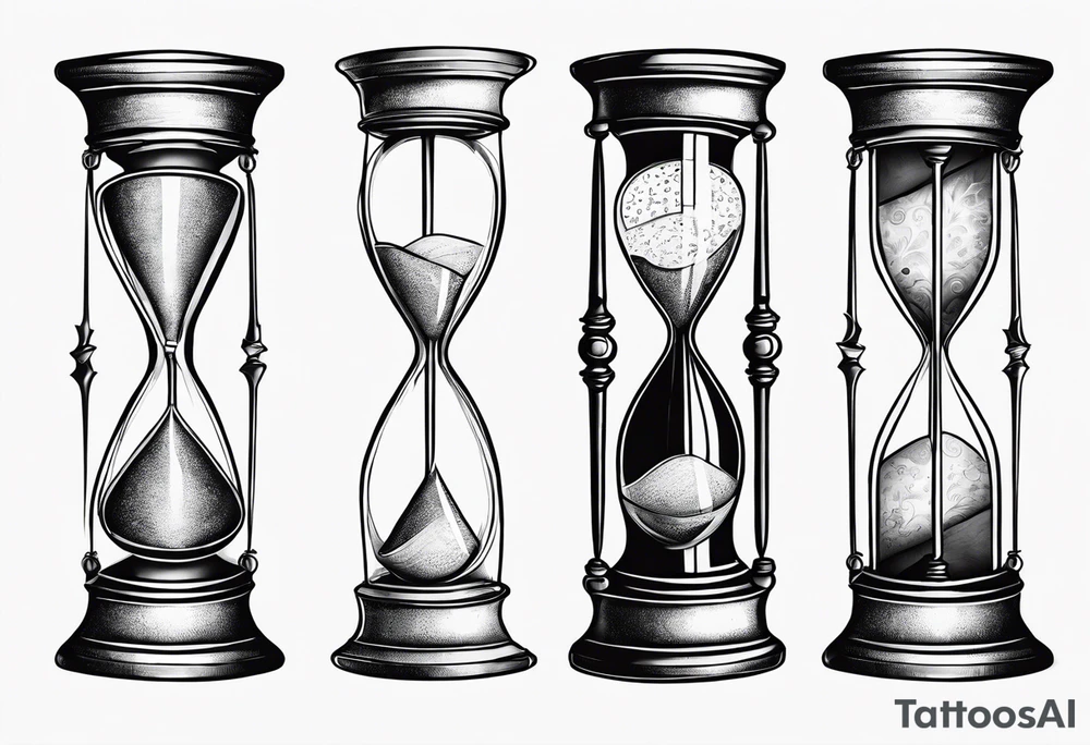 Hourglass tattoo idea