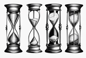 Hourglass tattoo idea