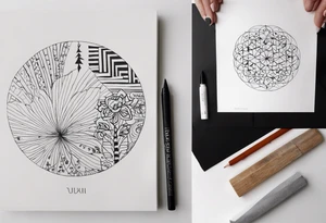 nordic text ᚠᛟᚱᛏᚢᚾᛖ ᚠᚨᚹᛖᚱᛋ ᚦᛖ ᛒᛟᛚᛞ in circul tattoo idea