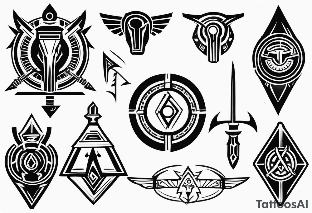 Ancient hoplite symbol tattoo tattoo idea