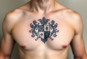 Smith, Irish family crest very intricate tattoo idea
