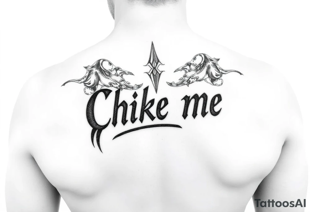 Choke me tattoo idea