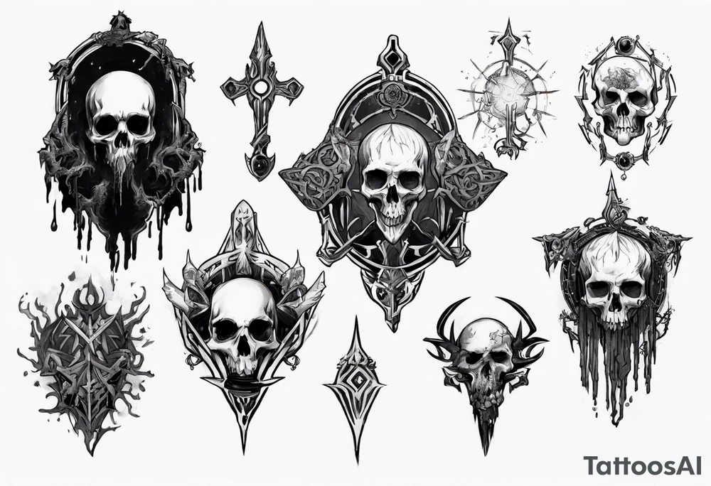 path of exile necromancer tattoo idea