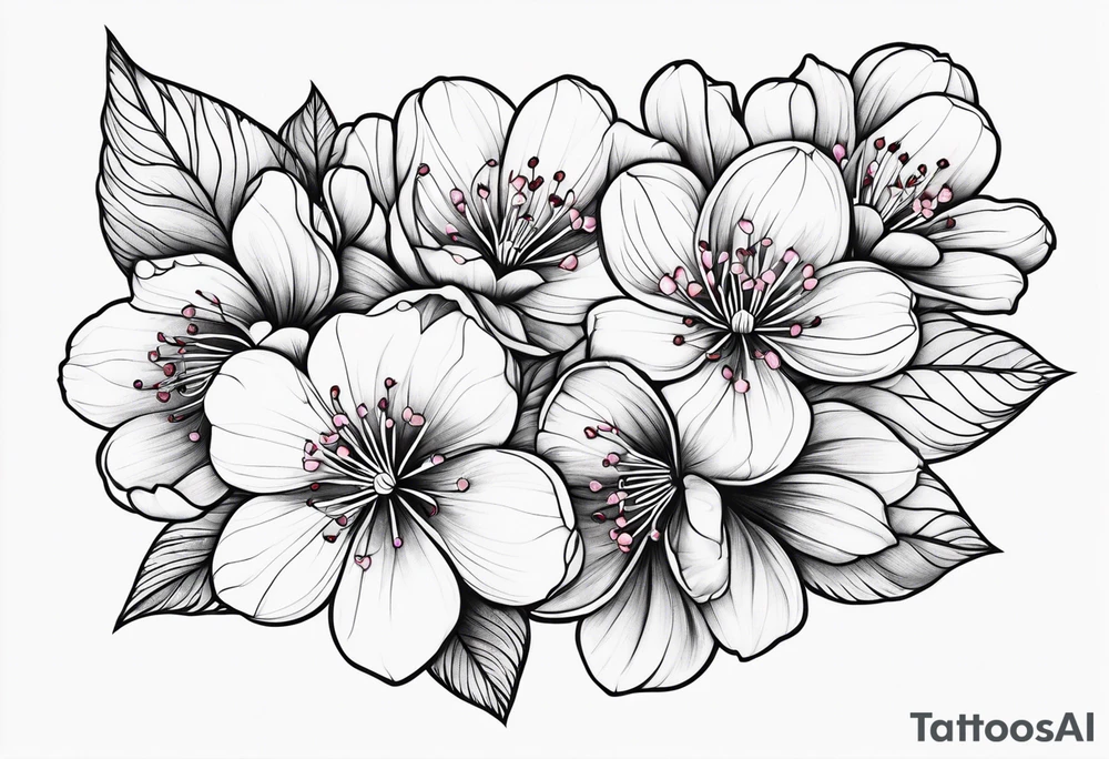 Cherry blossom tattoo idea