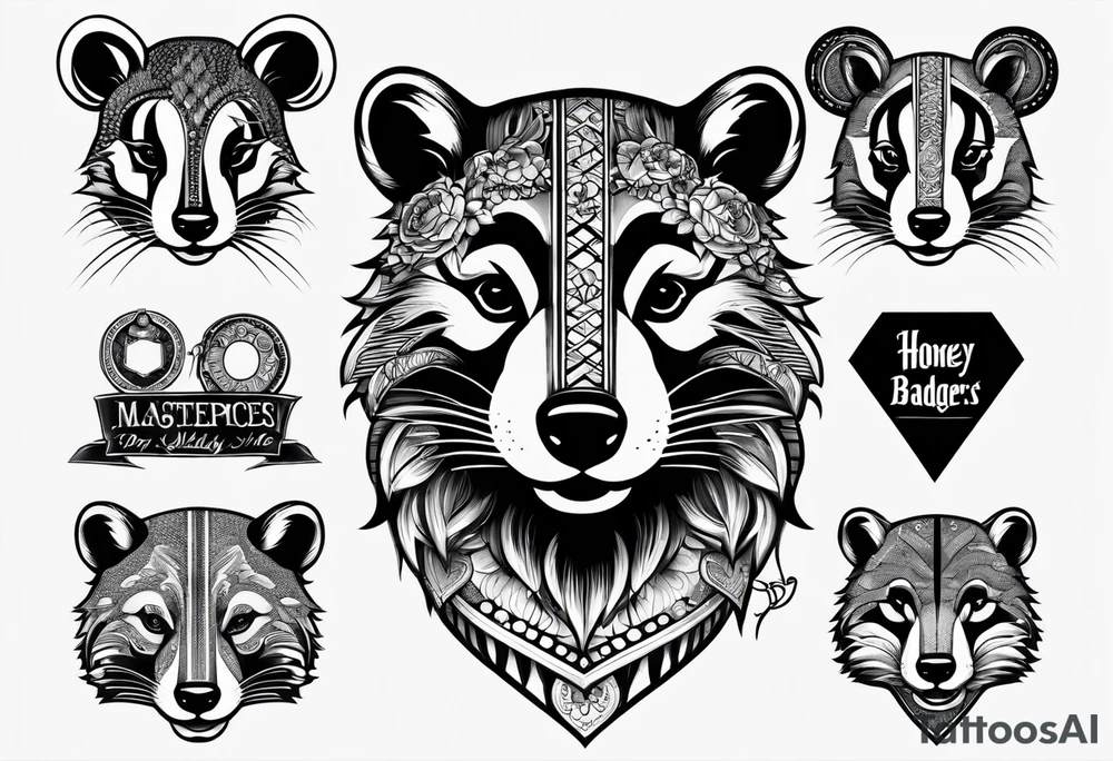 Honey Mc.Badgers tattoo idea