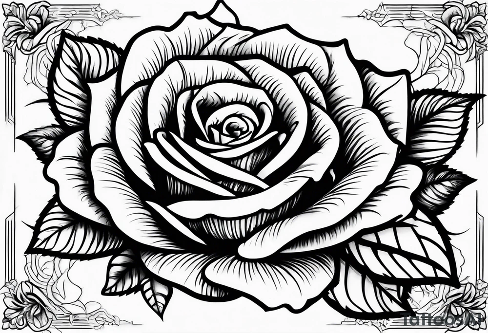 Variety rose’s brains flash sheet tattoo idea