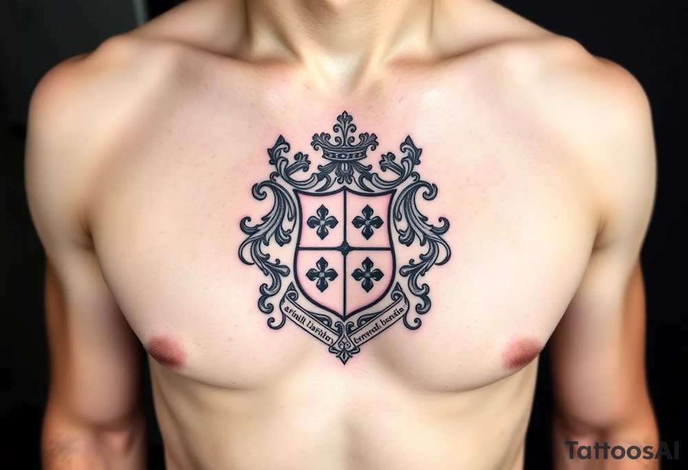 Smith, Irish family crest very intricate tattoo idea