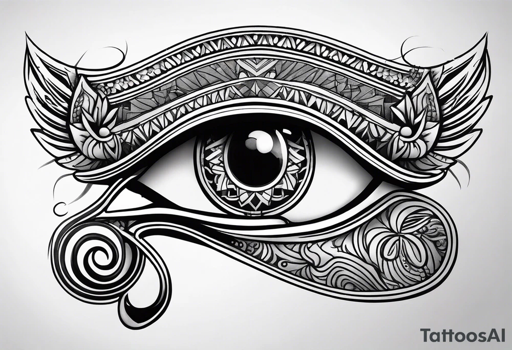 Eye of horus tattoo idea