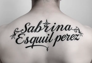 name tattoo designs for Sabrina esquival perez tattoo idea