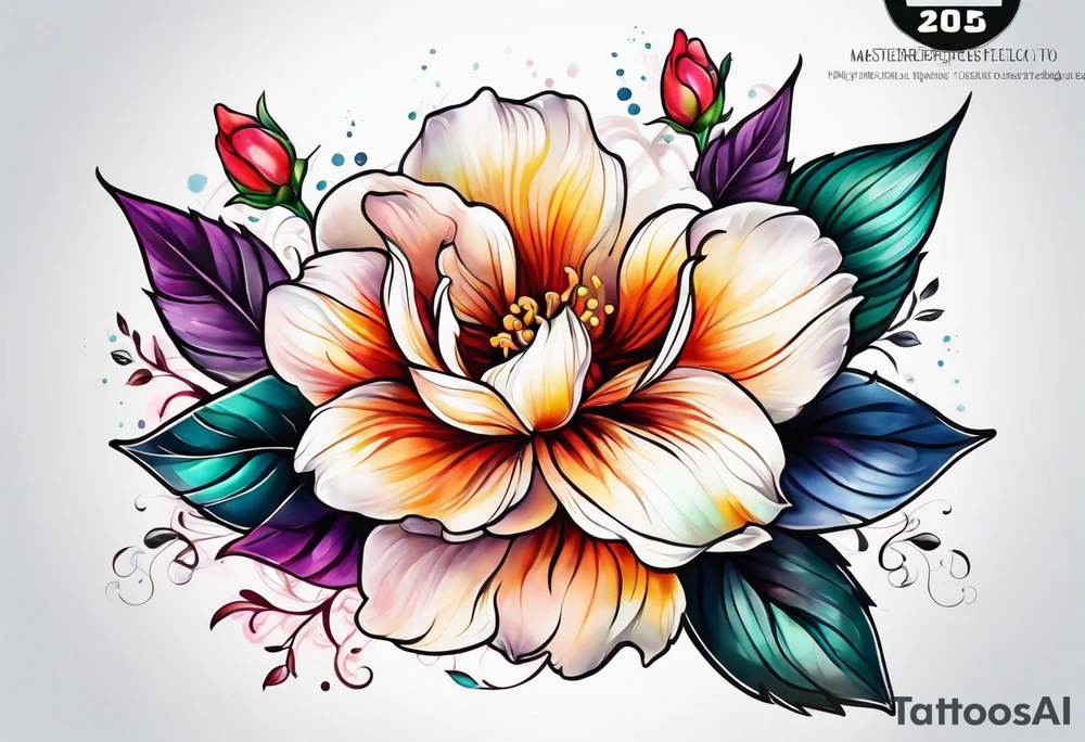 Flower tattoo idea