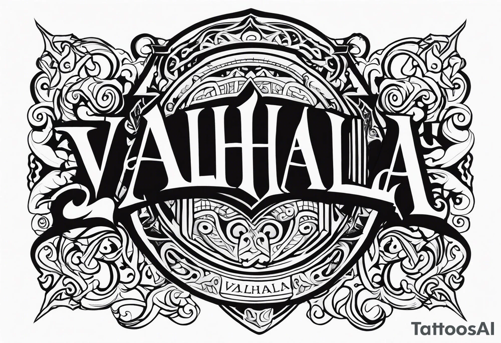 Valhalla tattoo idea