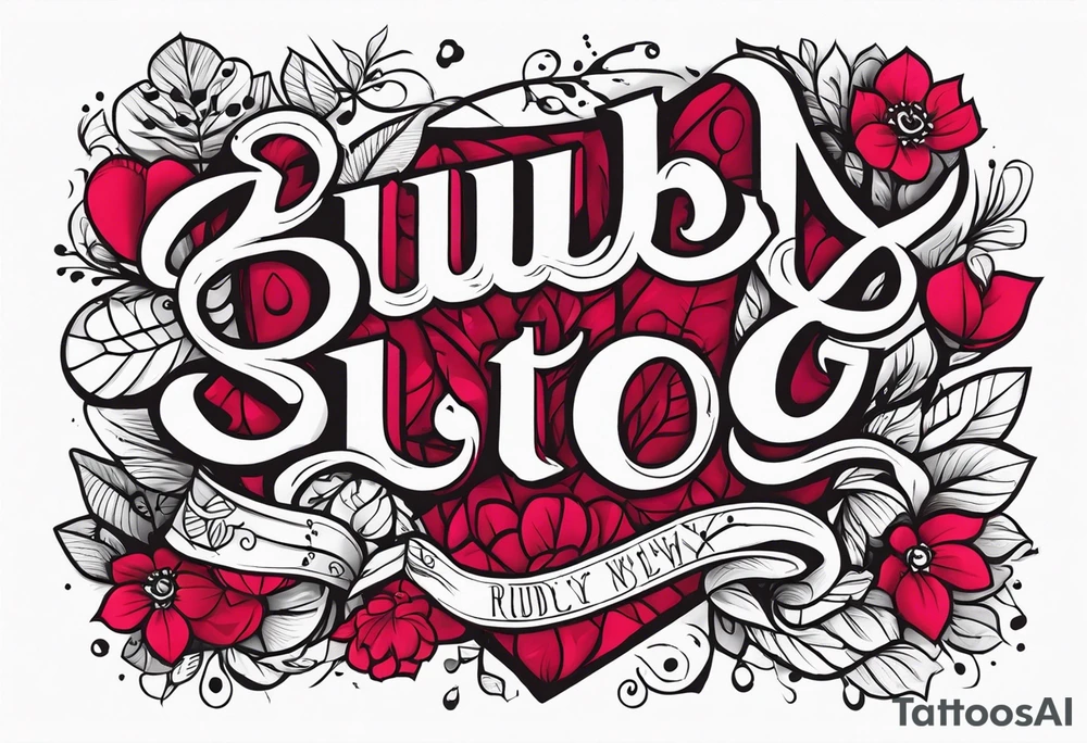 Ruby 🐾 tattoo idea