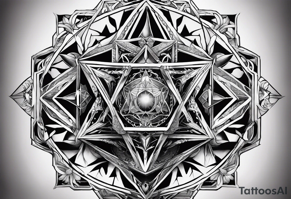 Metatron's cube tattoo idea