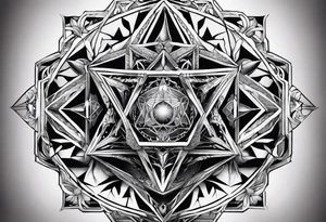 Metatron's cube tattoo idea