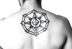 stone shield tattoo idea